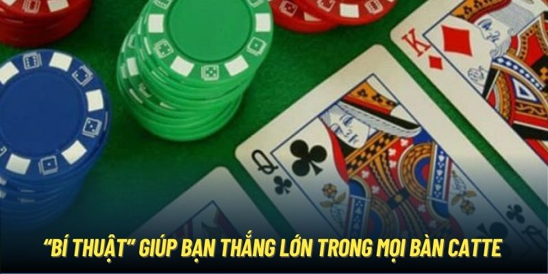 “Bí thuật” giúp bạn thắng lớn trong mọi bàn Catte