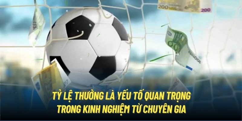 Tỷ lệ thưởng là yếu tố quan trọng trong kinh nghiệm từ chuyên gia